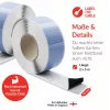 Fita de velcro para cabos Label the Cable LTC 1620-5-50 — rolo de velcro 5 m × 50 mm, branco