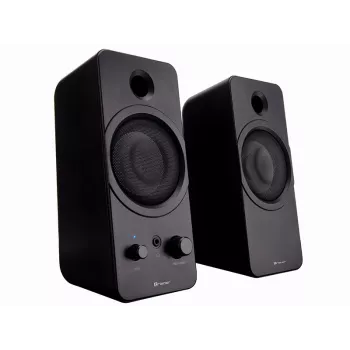 Altifalantes de secretária 2.0 TRACER Mark 12 W, alimentação USB, Bluetooth, 2 vias, 2 drivers, preto