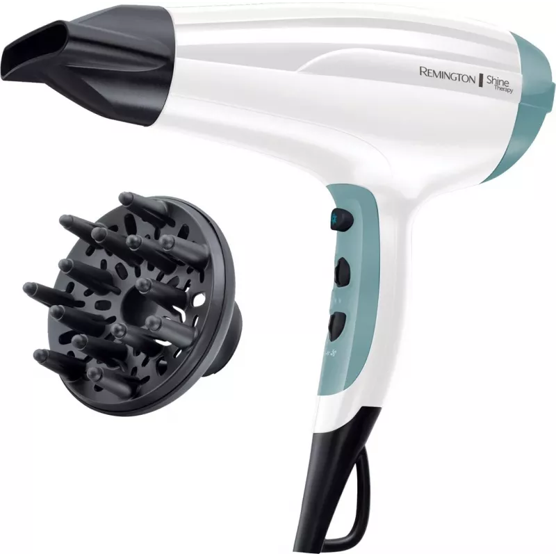 Secador de cabelo Remington D5216 2300 W azul, branco