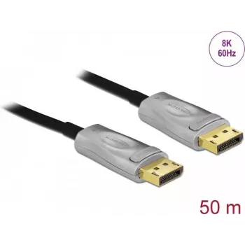 Cabo ótico ativo DeLOCK DisplayPort 1.4 8K 50 m