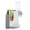 Cortador de legumes Adler AD 4815, 150 W, 5 discos, caixa em ABS, branco/cinzento