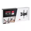 Suporte de TV de parede MACLEAN MC-781 para ecrãs de 66–177,8 cm (26–70 polegadas), inclinável -12–2°, VESA 100x100–400x400, carga máx. 45 kg, preto