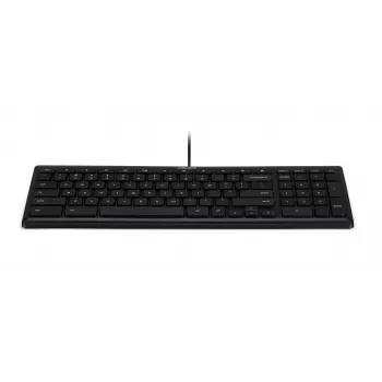 Teclado USB com fios Acer GP.KBD11.04F — tamanho completo QWERTY US International, preto, cabo de 1,45 m