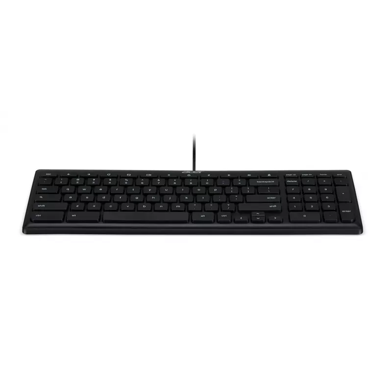 Acer AKW900 GP.KBD11.04F teclado com fio USB, US International QWERTY, preto