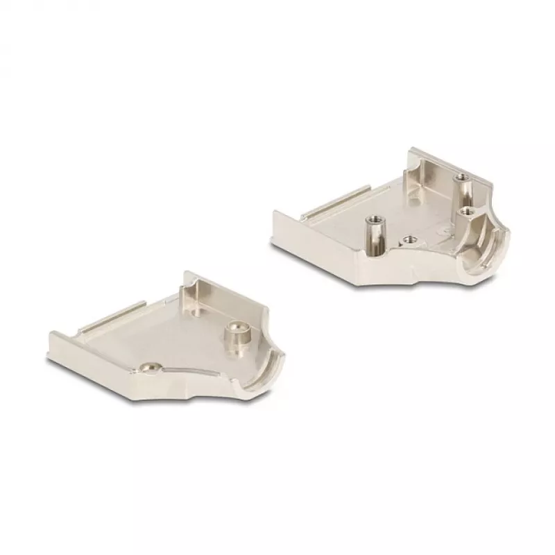 Conector de cabo DeLOCK 67132 D-Sub 15 pinos prateado conector macho