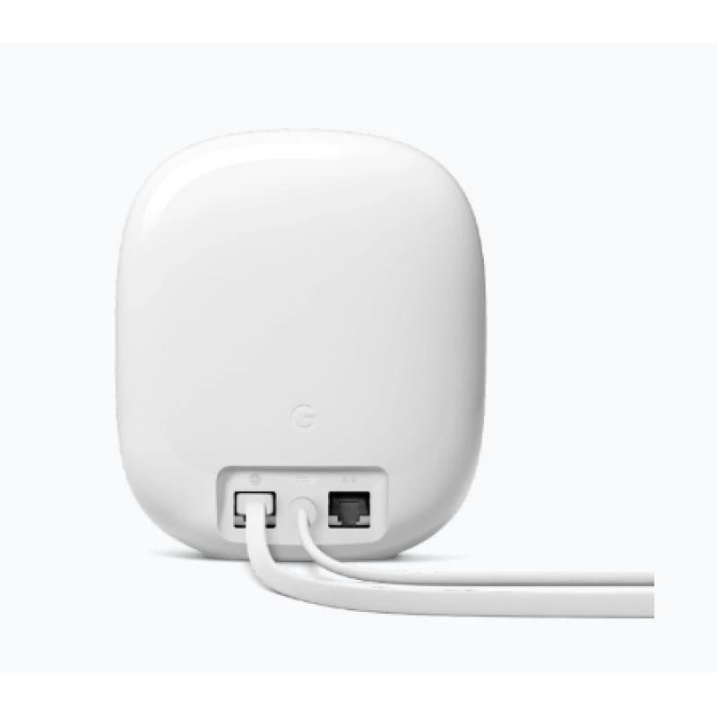 Google Nest WiFi Pro - Sistema Wi-Fi (Router) - até 120 m² - Rede - GigE, 802.11ax (Wi-Fi 6E) - 802.11a/b/g/n/ac/ax (Wi-Fi 6E) - Multi-Banda (GA03030-EU)