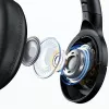 Auscultadores Usams Bluetooth 5.3 Over-Ear Us-yh Series preto/preto TDLYEJYS01