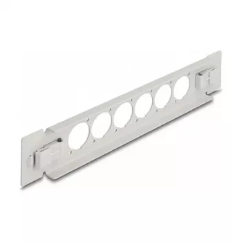 Patch panel DeLOCK 10 polegadas D-Type 6 portas sem ferramentas cinzento