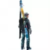 Mochila DEUTER Freerider Pro 34+ — mochila técnica para freeride e esqui de montanha, 34 L, preta, suporte para capacete, cinto de cintura