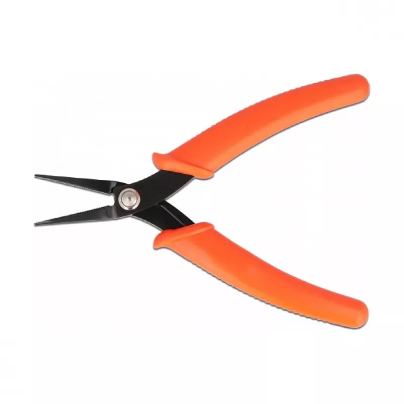 Alicate de bico comprido DeLOCK 90544 laranja 14,2 cm