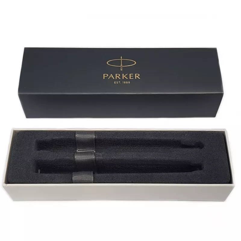 Conjunto de canetas Parker 2093258 preto, prateado 2 unid.