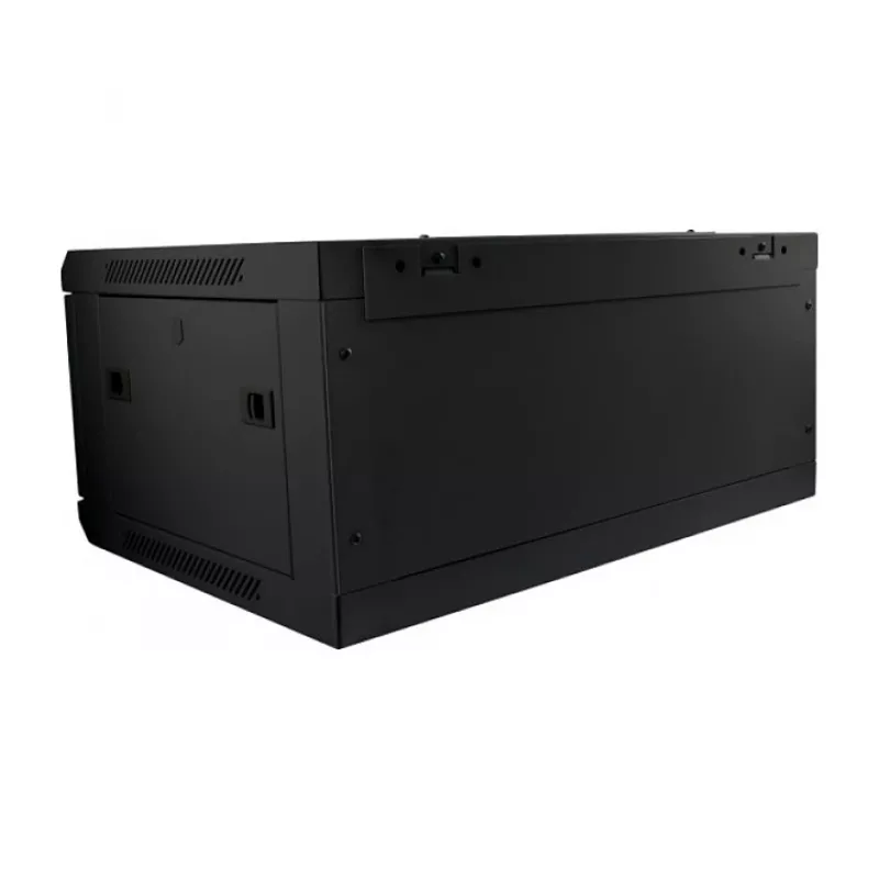 Armário de parede ALLNET ALL-SMC6604SCHWARZ 4U, carga máxima 50 kg, fechadura com chave, preto