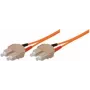 Tecline exertis Connect - Cabo patch - SC multimodo (M) para SC multimodo (M) - 5 m - fibra ótica - 50/125 micrómetros - OM2 - laranja (75905)