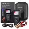 Qoltec 52489 Analisador e testador digital de baterias 3-em-1 com LCD e multilingue 6V | 12V | 24V | 30Ah-200Ah