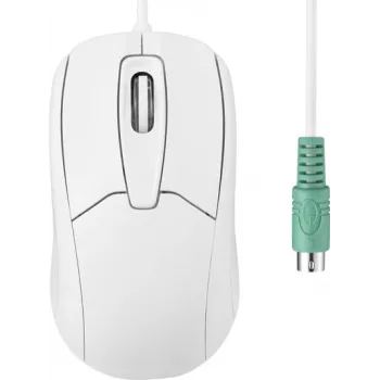 Rato Perixx PERIMICE-209 P W com fio ótico branco 3 botões 1000 dpi (11831)