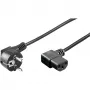 Cabo de alimentação Goobay 96042 preto 1,5 m CEE7/7 C13 250V 16A