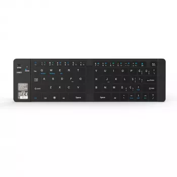 Teclado sem fios Inca IBK-579BT Bluetooth 66 teclas Metallic prateado