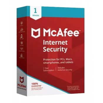 McAfee Internet Security - 1 utilizador 1 ano, Global