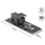 Adaptador SFF-8643 interno DeLOCK 61070 M.2 macho 32 Gbit/s preto