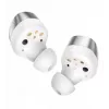 Auscultadores desportivos SENNHEISER Momentum MTW4 Bluetooth sem fios com cancelamento de ruído - branco e prateado