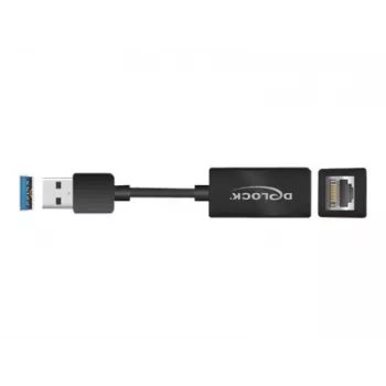 Dock para portátil DeLOCK 65903 USB Type-A preto