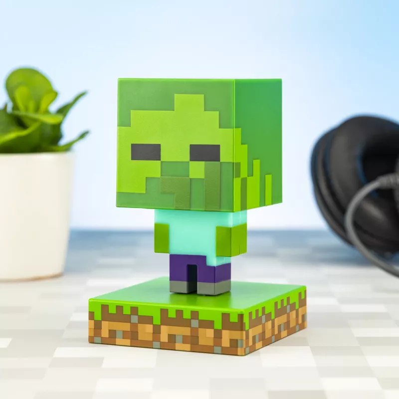 Candeeiro de mesa Paladone Light Paladone Minecraft Zombie Light PP6592MCFV4 LED