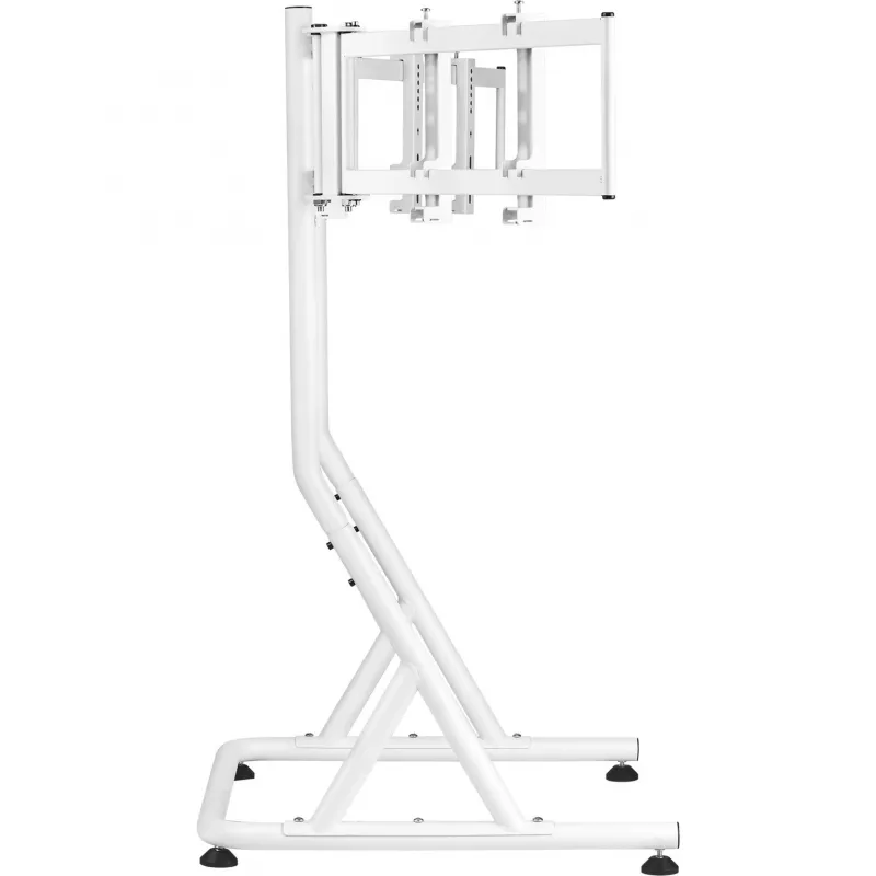 Suporte triplo para monitor Snow, para cockpit de simulador de corridas GR500, suporte de monitor branco, para monitores 32 - 55