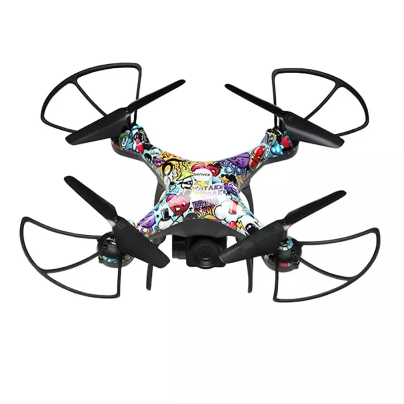 Drone Denver 2,4 GHz com câmara HD e manutenção de altitude