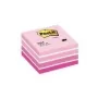 Notas adesivas 3M Post-it cubo, 76 x 76 mm, rosa néon (2028-NP)