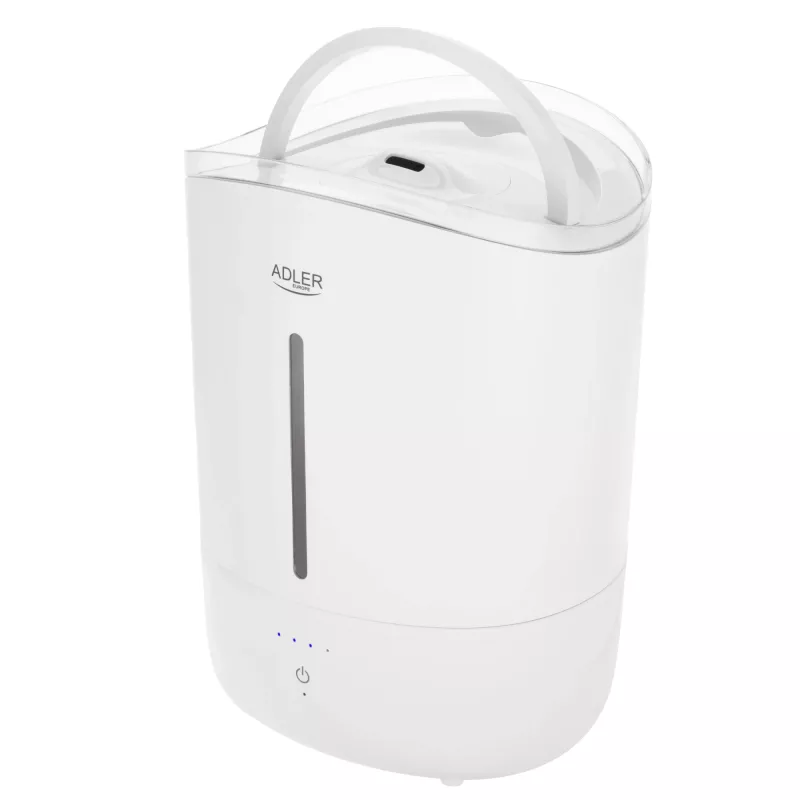 Humidificador Adler | AD 7971 | 30 W | Capacidade do depósito de água 5 L | Ultrassónico | Capacidade de humidificação 100-250 ml/h | Branco