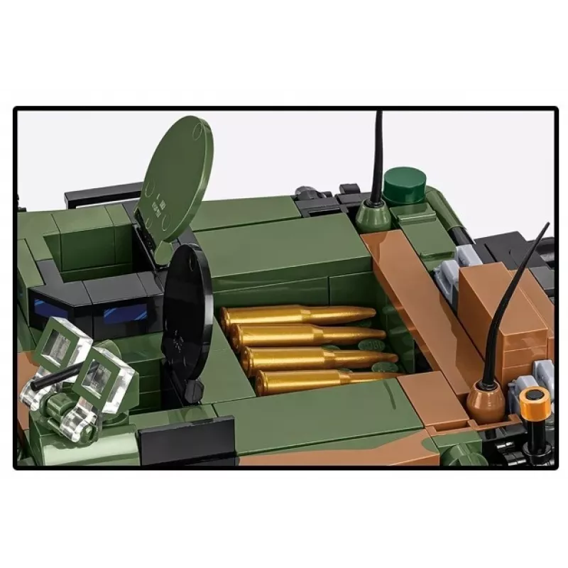 Conjunto de construção Cobi M1A2 SEPV3 Abrams modelo com 1.065 blocos