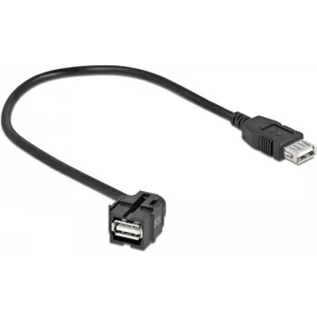 Módulo Keystone USB 2.0 A fêmea 250° DeLOCK 86870