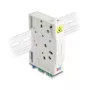 Cabo de rede DeLOCK caixa de ligação de fibra ótica 85936 LC duplex branco