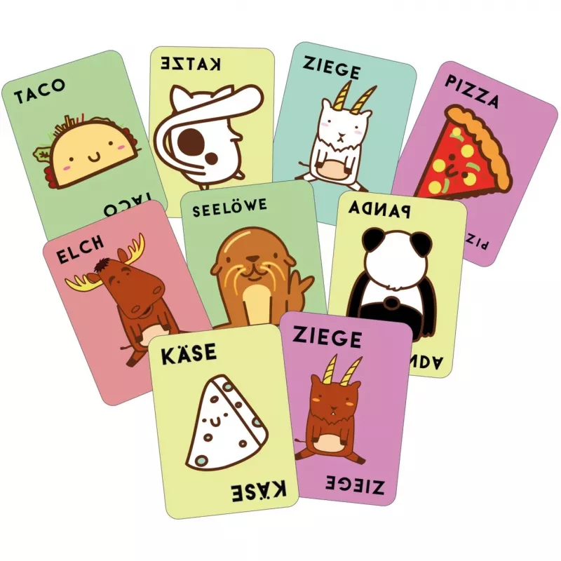 Taco Cat Goat Cheese Pizza: Voll verdreht, jogo de cartas