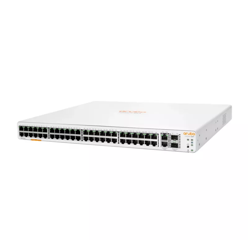 HPE Networking Instant On 1960 48G 2XT 2XF Switch Europe (JL808A#ABB) - (sucessor do HPE 1950 48G 2SFP+ 2XGT Switch (JG961A#ABB))