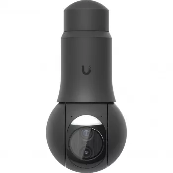 Ubiquiti UVC-G6-PTZ-B câmara 4K de dupla lente para todas as condições meteorológicas com zoom híbrido 10x, sensor de imagem 1/1.8 8MP, Multi-TOPS AI Engine e pan-tilt de latência ultrabaixa