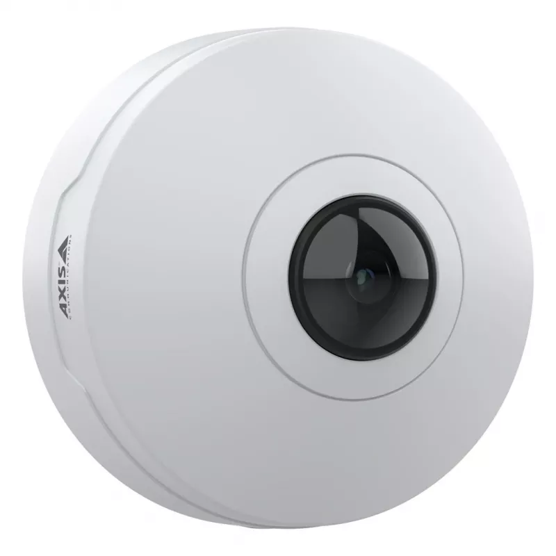 Axis M4327-P 02636-001 câmara IP panorâmica minidomo para interior, 6 MP, olho de peixe 180/360°, teto/parede, branca