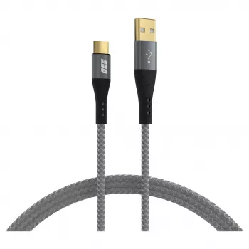 Cabo USB-A para USB-C EFB Elektronik 60 W QC 3 A cinzento – Cabo – Digital/Dados (USB-AC-00002)