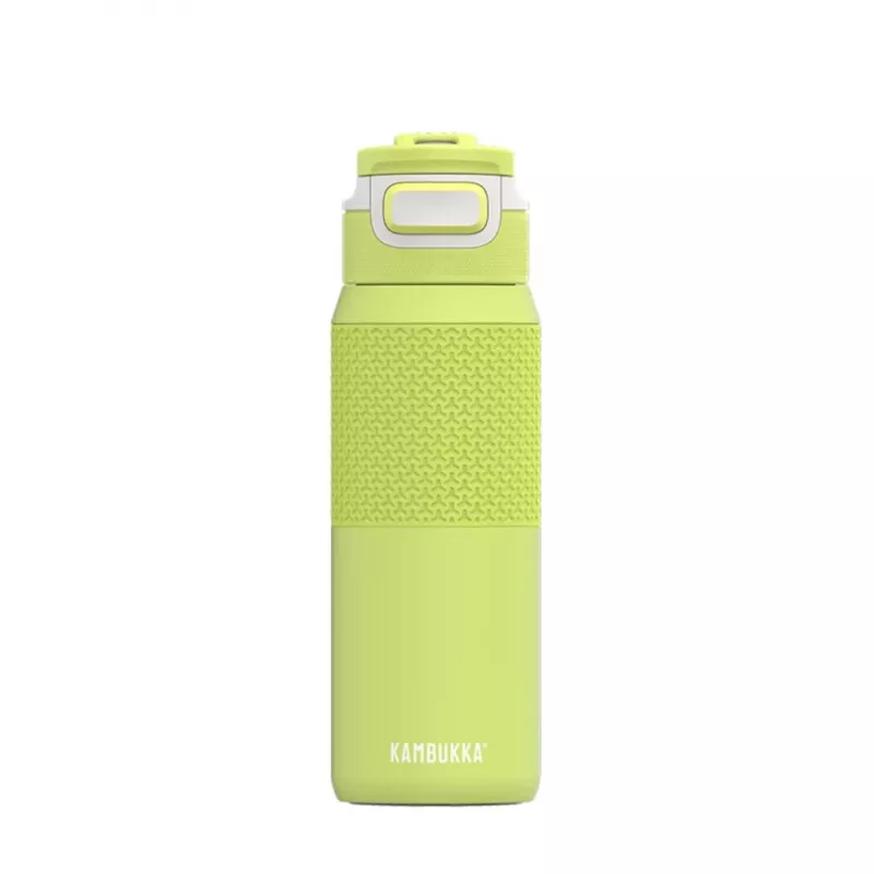 Garrafa isotérmica Kambukka Elton Mojito 750 ml, verde, tampa de fecho, pega, sem BPA
