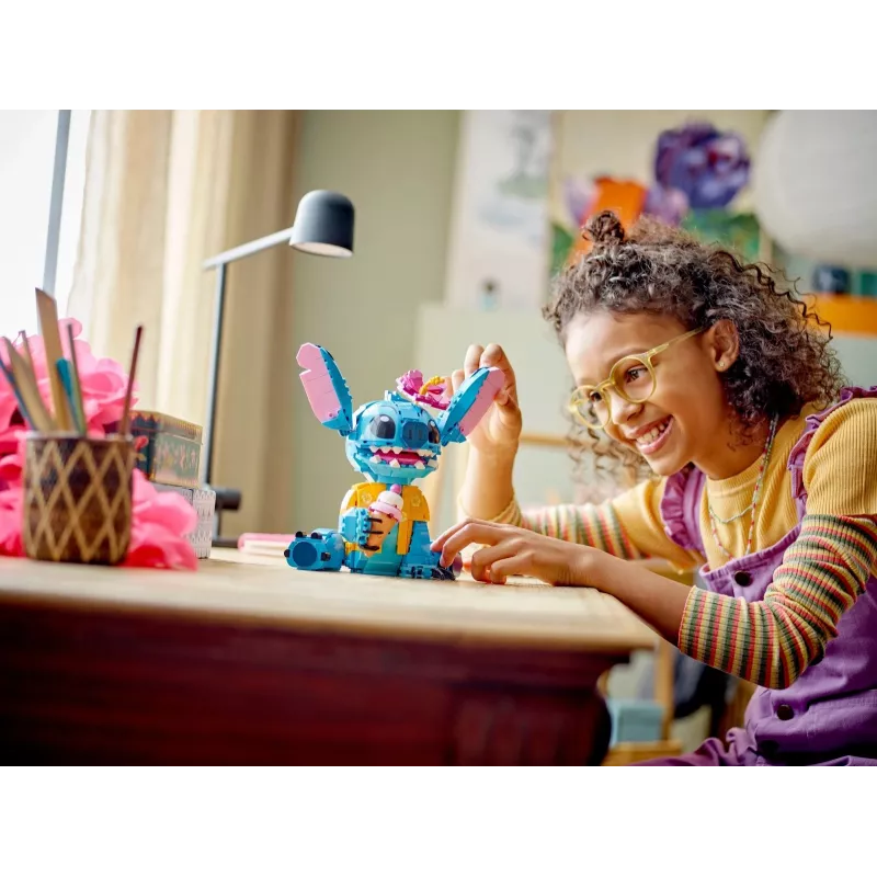 LEGO | Disney Stitch conjunto de brinquedo de construção para crianças com gelado 43249