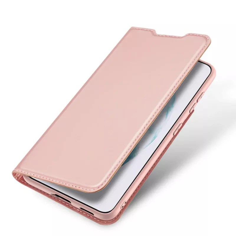 Dux Ducis Skin Pro capa com suporte e tampa dobrável Samsung Galaxy S22+ (S22 Plus) rosa