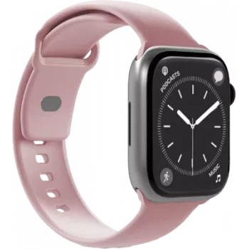 Pulseira PURO ICON para Apple Watch 4/5/6/7/SE/8/9/10 40/41/42mm (S/M & M/L) (rosa empoeirado)