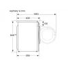 Máquina de lavar e secar Bosch WNA13401PL 8 kg / 5 kg 1400 rpm branco