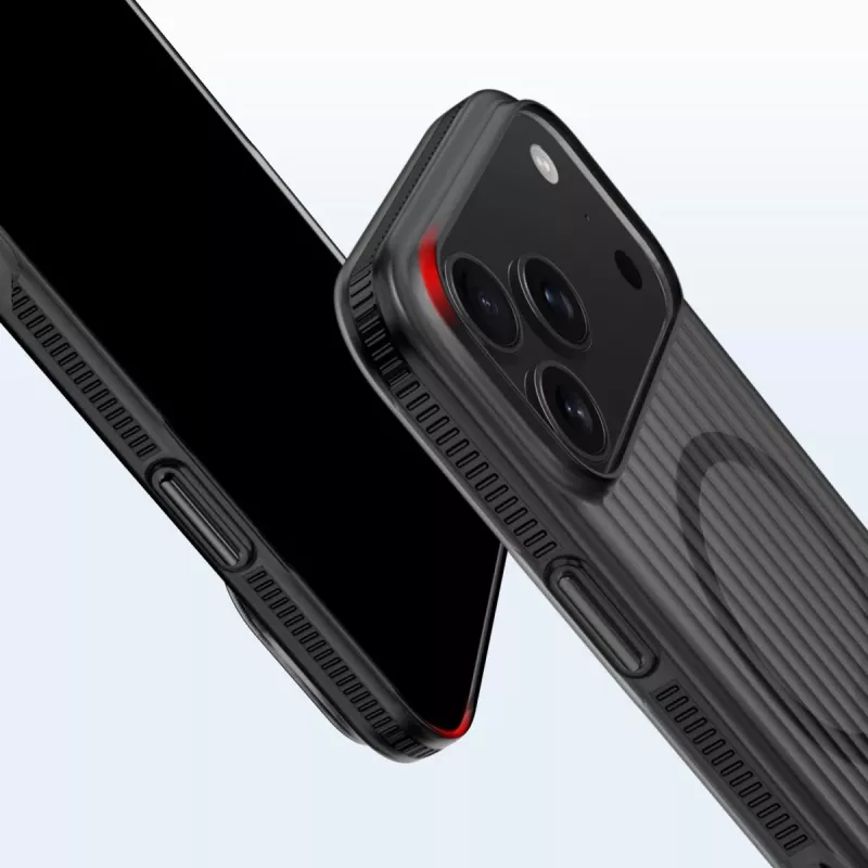 Capa 4smarts Design Aero para iPhone 17 Pro Max, preto (541642)