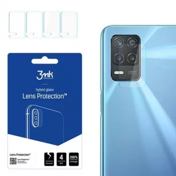 Protetor de lente da câmara 3MK Hybrid Glass para Realme 8 5G, pack de 4