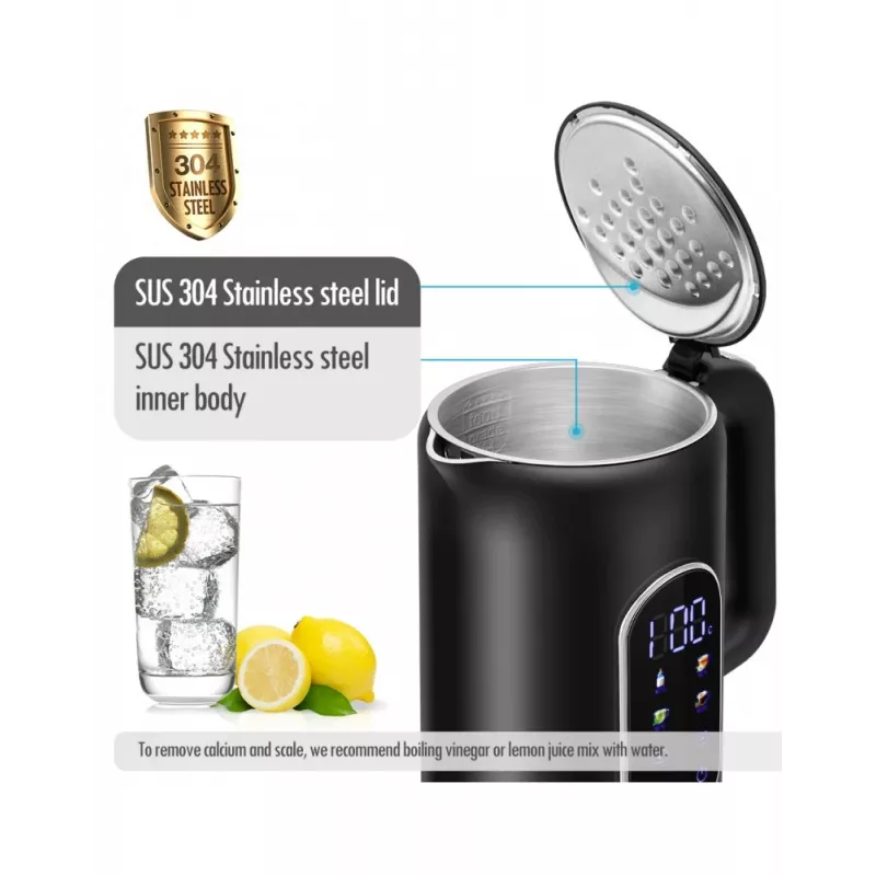 Chaleira elétrica Forme FKG-2117 1,7 l 2200 W preto