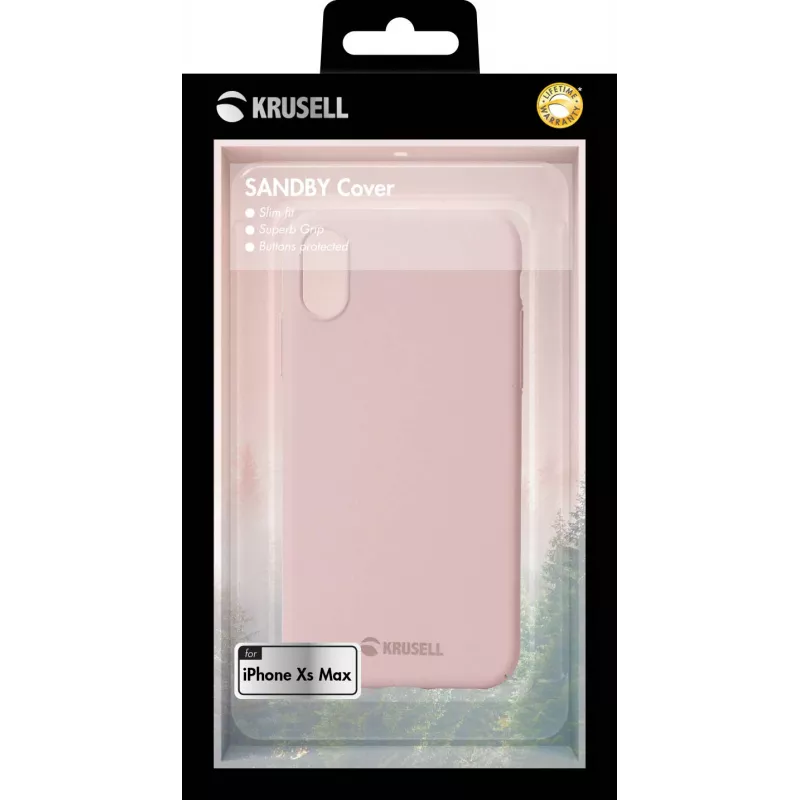 Capa Krusell Sandby iPhone XS Max 16,5 cm (6,5 polegadas) rosa