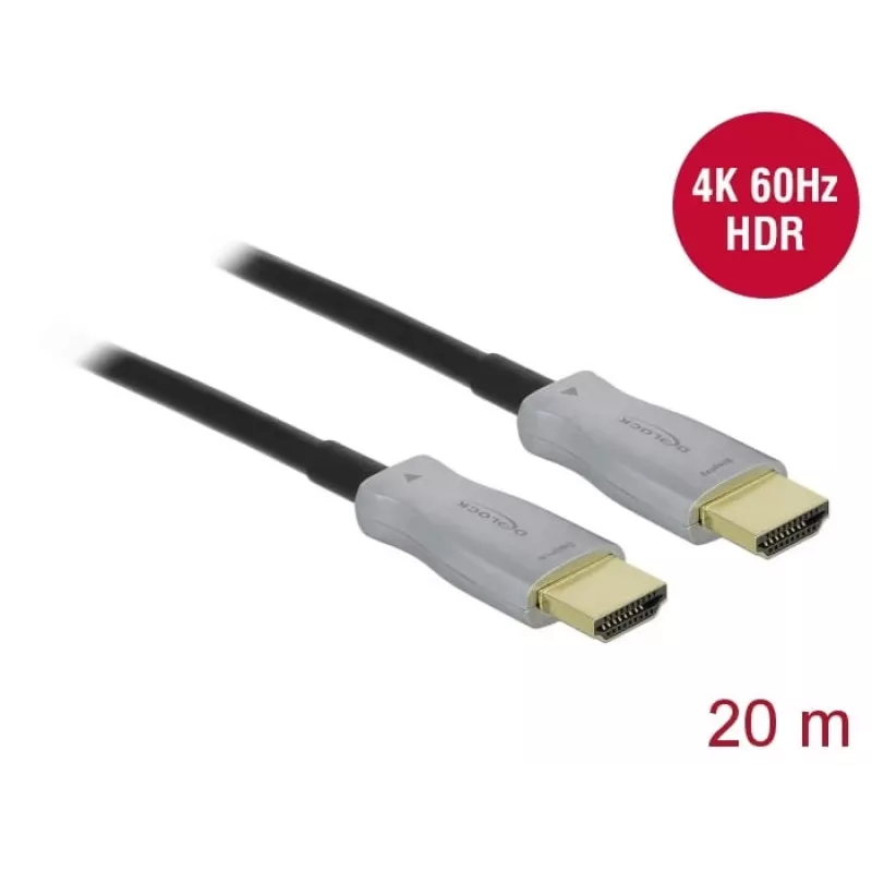 Cabo ótico ativo HDMI 4K 60 Hz 20 m DeLOCK 85015