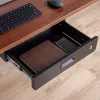 Gaveta de secretária MACLEAN MC-461 design ergonómico compacto, montagem fácil, acessório para secretária