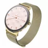 Smartwatch Garett Verona 2 dourado Mesh com Bluetooth e medidor de frequência cardíaca